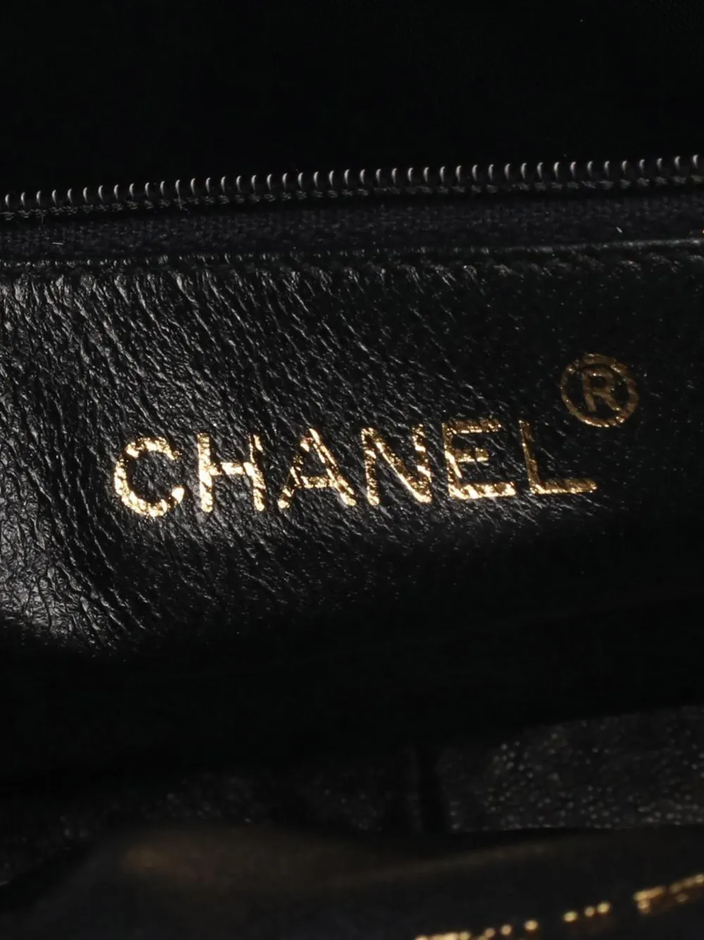 Pre-owned Chanel 1989-1991 Cc Quilted Lambskin Tassel Flap Camera Bag Crossbody Bag In Black