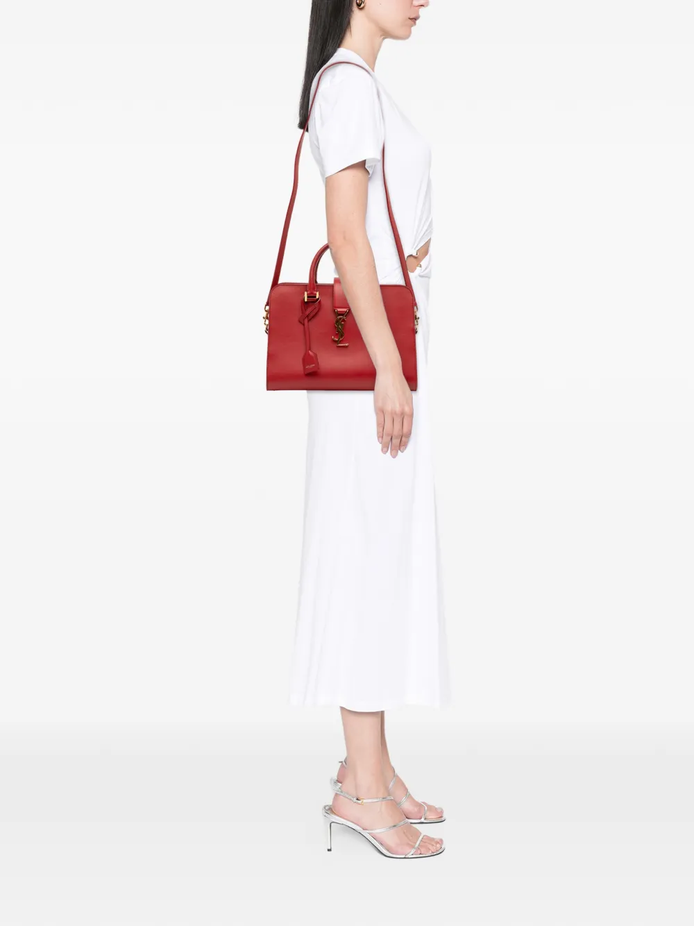 Saint Laurent Pre-Owned 2014 Small Leather Monogram Cabas satchel | Pre-Owned | Image 2