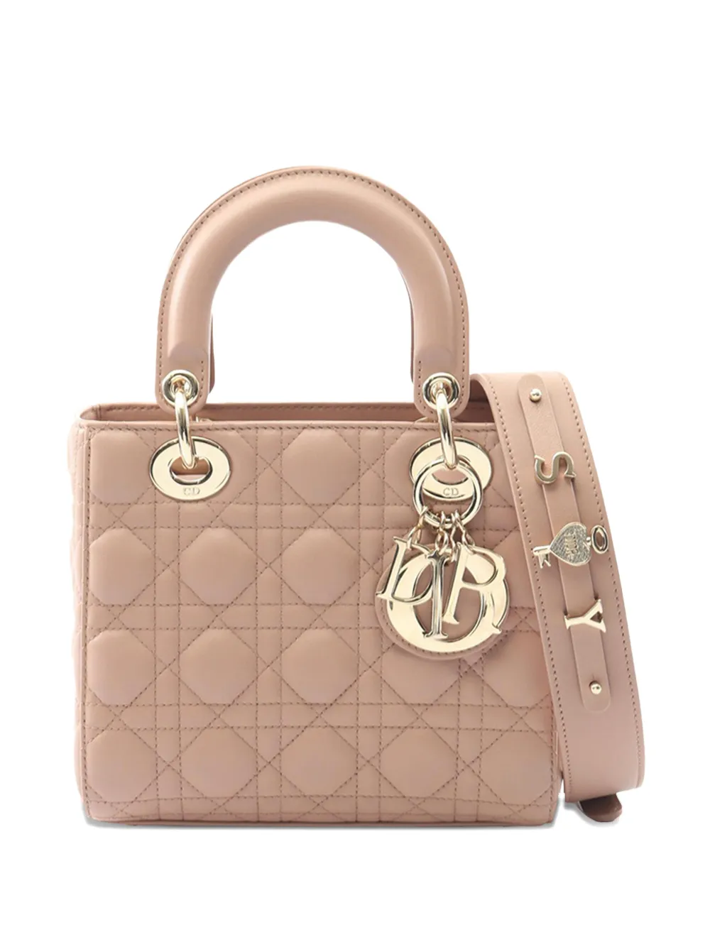 Christian Dior Pre-Owned 2021-2025 Small Calfskin Cannage My ABCDior