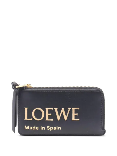Loewe Pre-Owned 2010-2025 Logo Leather Purse coin pouch