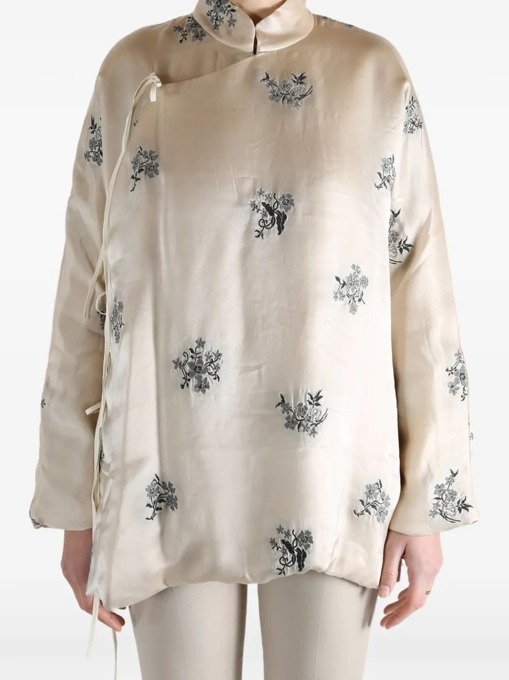 Uma Wang Emma floral-pattern jacket | Oversized Jackets | Image 2