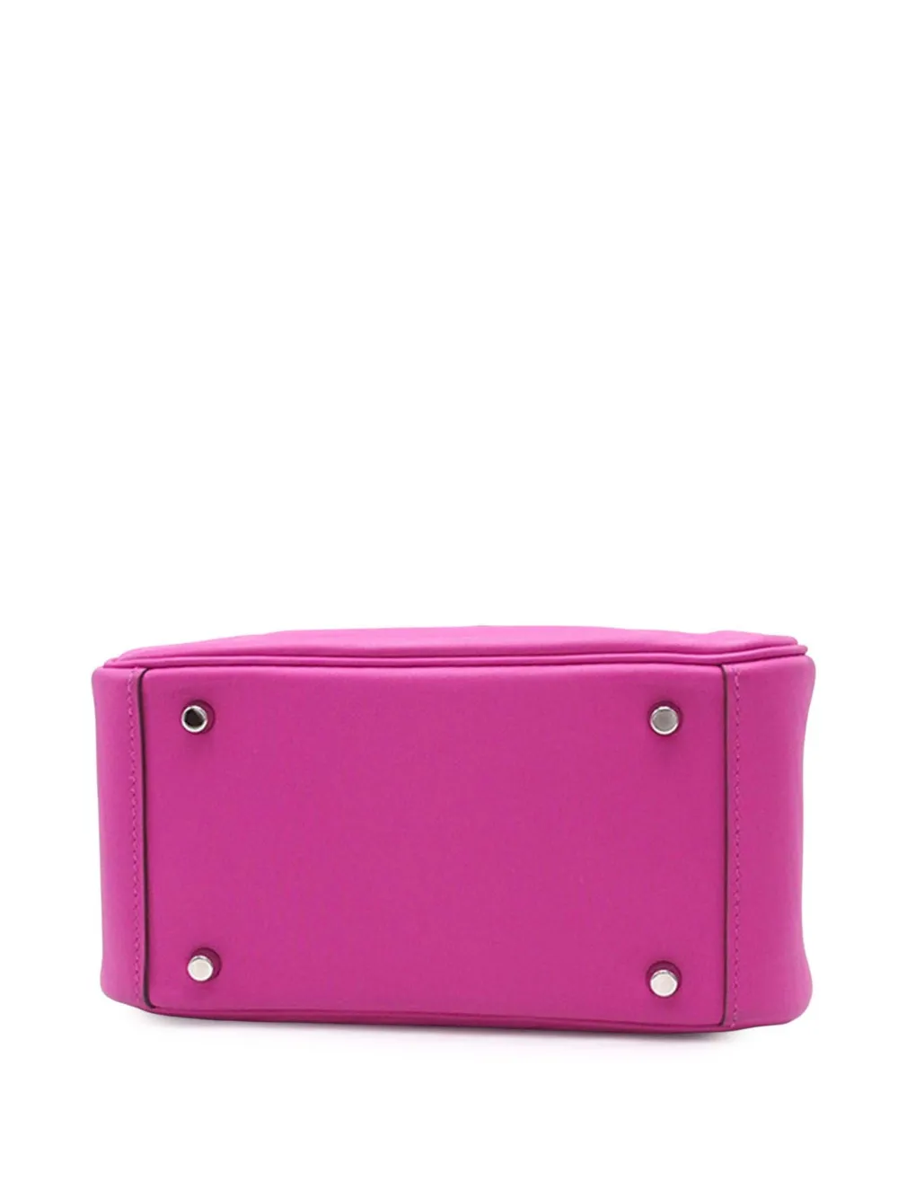 HERMES Pre-owned 2022 Mini Swift Lindy 20 Satchel In Pink