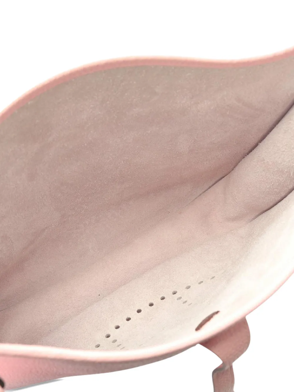 Pre-owned Hermes 2015 Clemence Evelyne Iii Pm Crossbody Bag In Pink