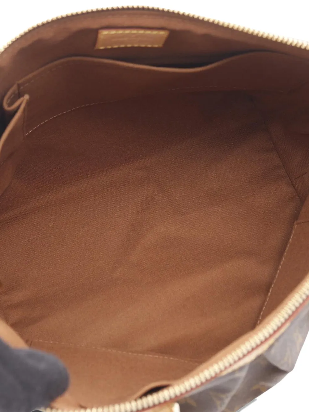 Pre-owned Louis Vuitton 2008 Monogram Palermo Pm Satchel In Brown