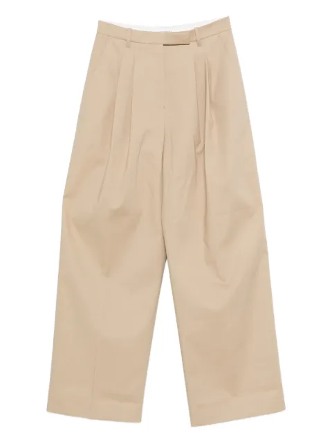 MARK KENLY DOMINO TAN pleated trousers