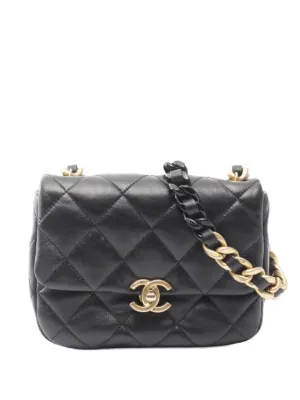 CHANEL Pre-Owned マトラッセ チェーン ショルダーバッグ | ブラック