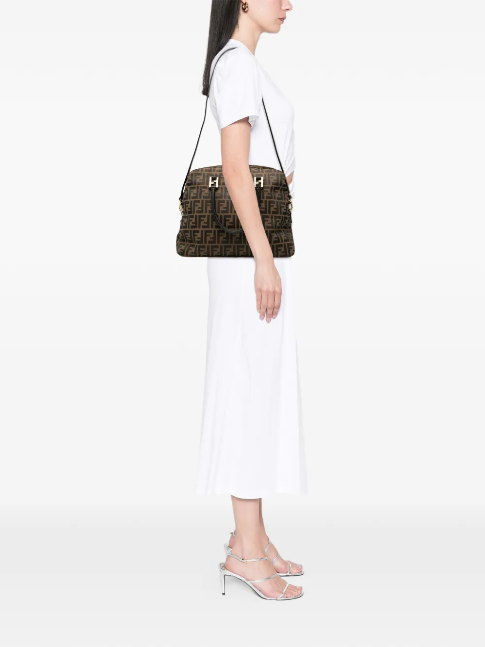 Fendi Pre-Owned 20th Century Zucca Canvas satchel | Pre-Owned | Image 2