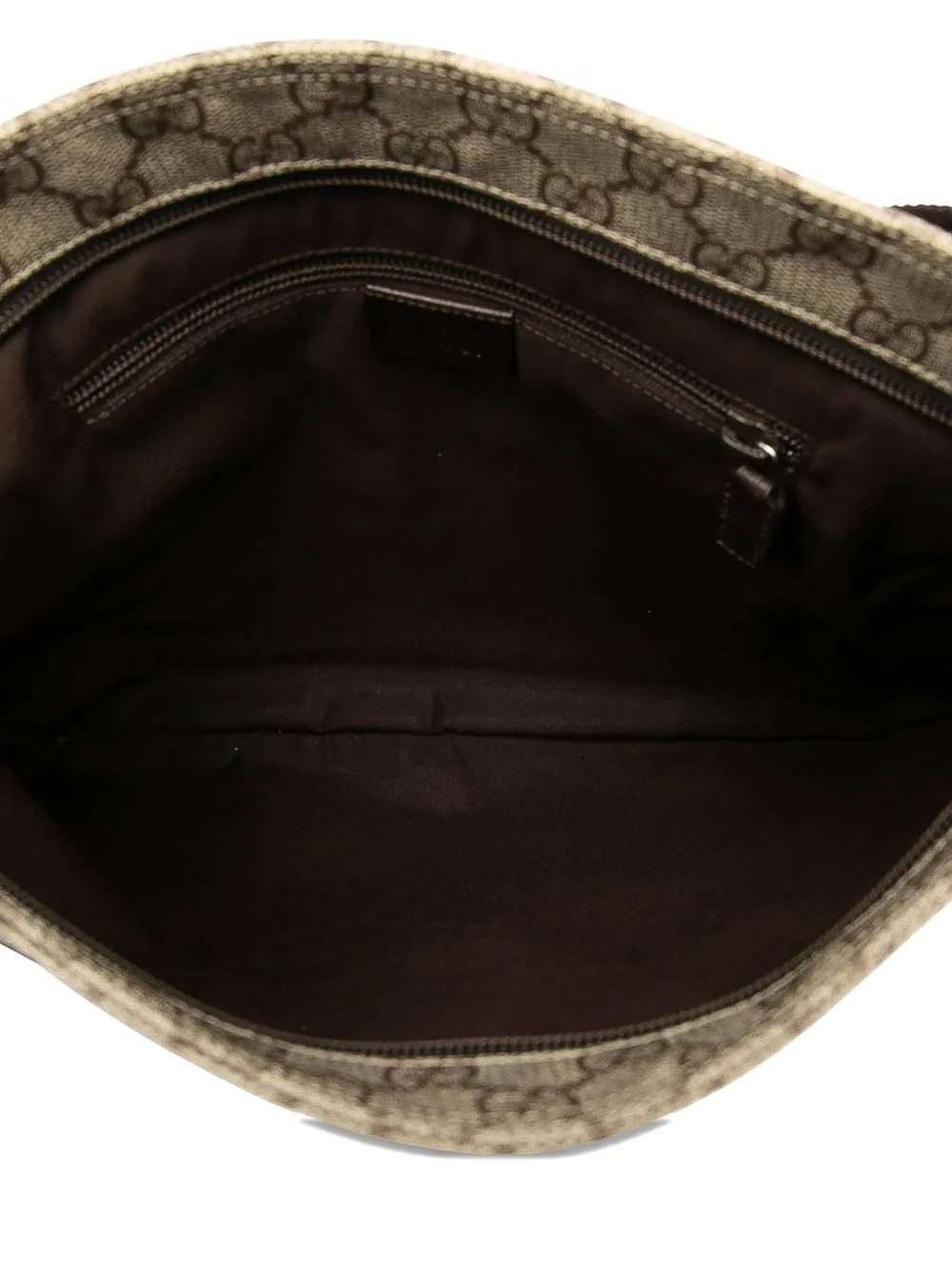 Pre-owned Gucci 2000-2015 Gg Supreme Crossbody Bag In Brown