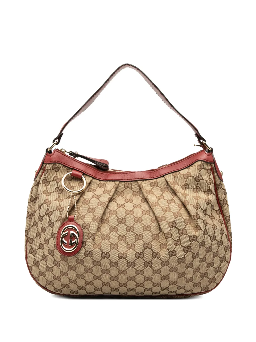 Gucci Pre-Owned 2000-2015 GGキャンバス スーキー ショルダーバッグ - ブラウン Gucci Pre-Owned 2000-2015 GGキャンバス スーキー ショルダーバッグ - ブラウン