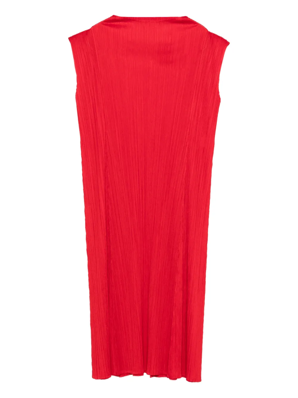 Pleats Please Issey Miyake robe Monthly Colors: November à coupe mi-longue | rouge | Image 1