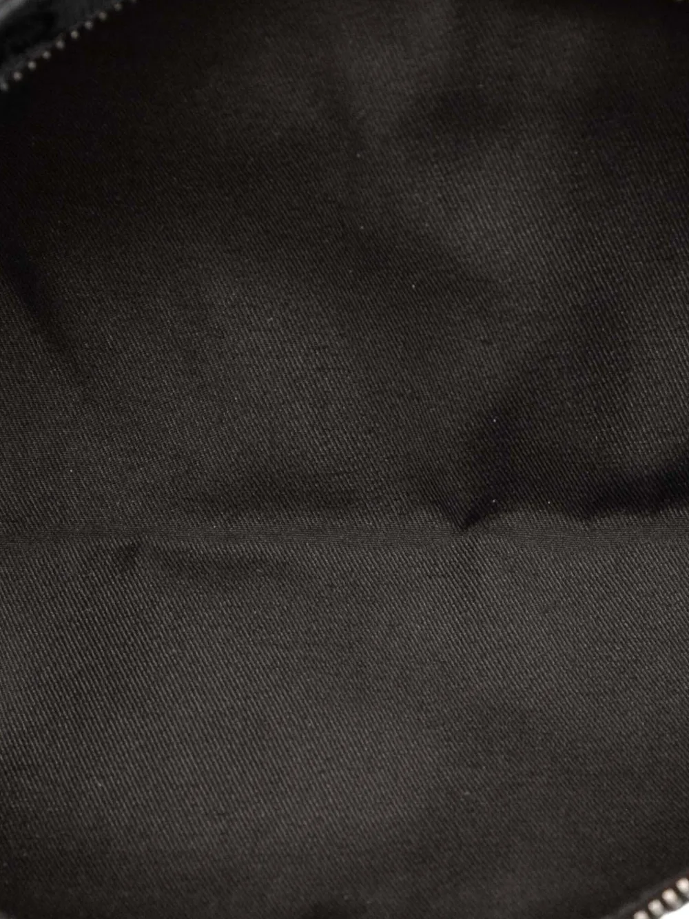 Pre-owned Gucci 2000-2015 Gg Canvas Double Pocket Belt Bag In Black