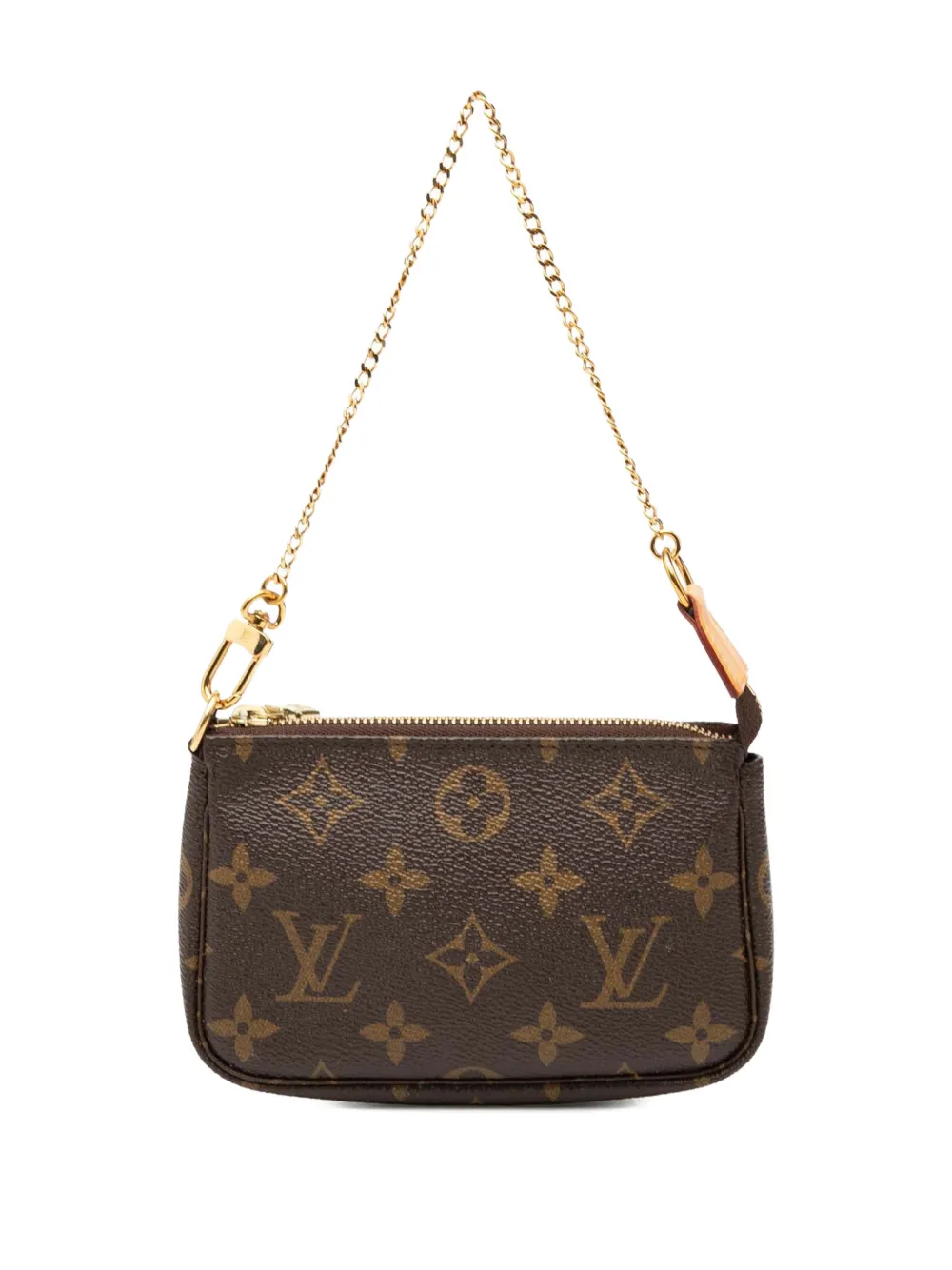 Louis Vuitton Pre-Owned 2017 モノグラム ポシェット アクセソワール ハンドバッグ ミニ - ブラウン Louis Vuitton Pre-Owned 2017 モノグラム ポシェット アクセソワール ハンドバッグ ミニ - ブラウン
