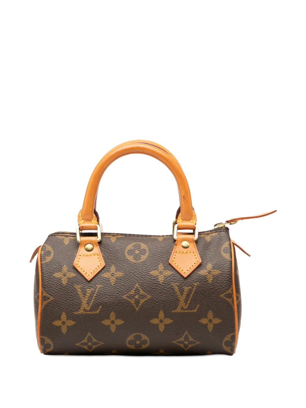 Louis Vuitton Pre-Owned 1998 モノグラム ミニ スピーディ HL サッチェルバッグ - ブラウン Louis Vuitton Pre-Owned 1998 モノグラム ミニ スピーディ HL サッチェルバッグ - ブラウン