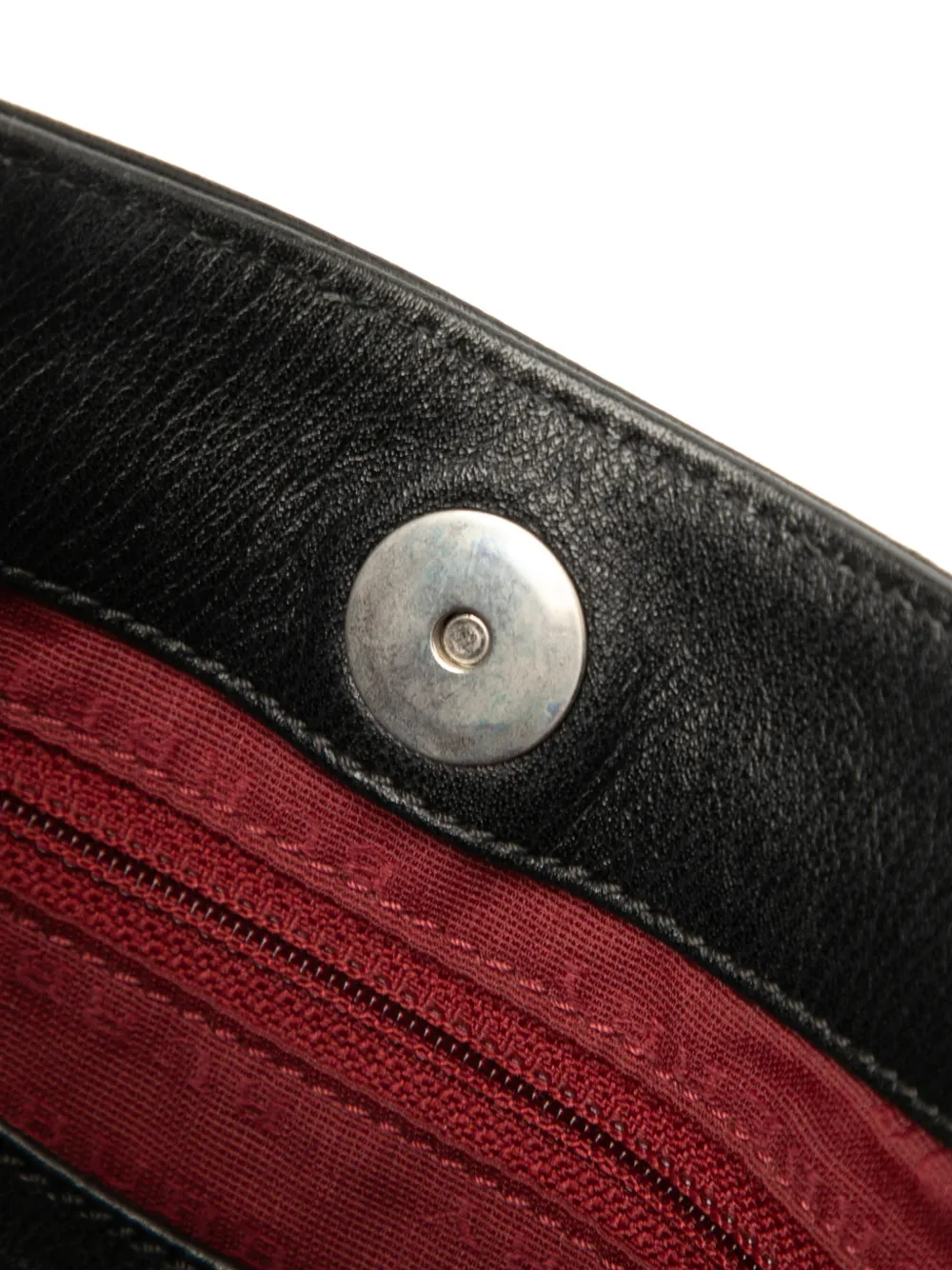 BURBERRY Pre-owned 2000-2017 Supernova Check Wool Shoulder Bag In Black