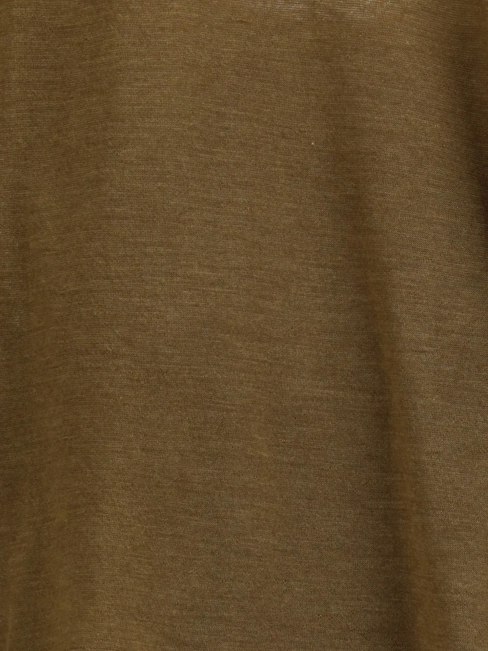 Saint Laurent Short-sleeved T-shirt In Cashmere And Silk In Brown