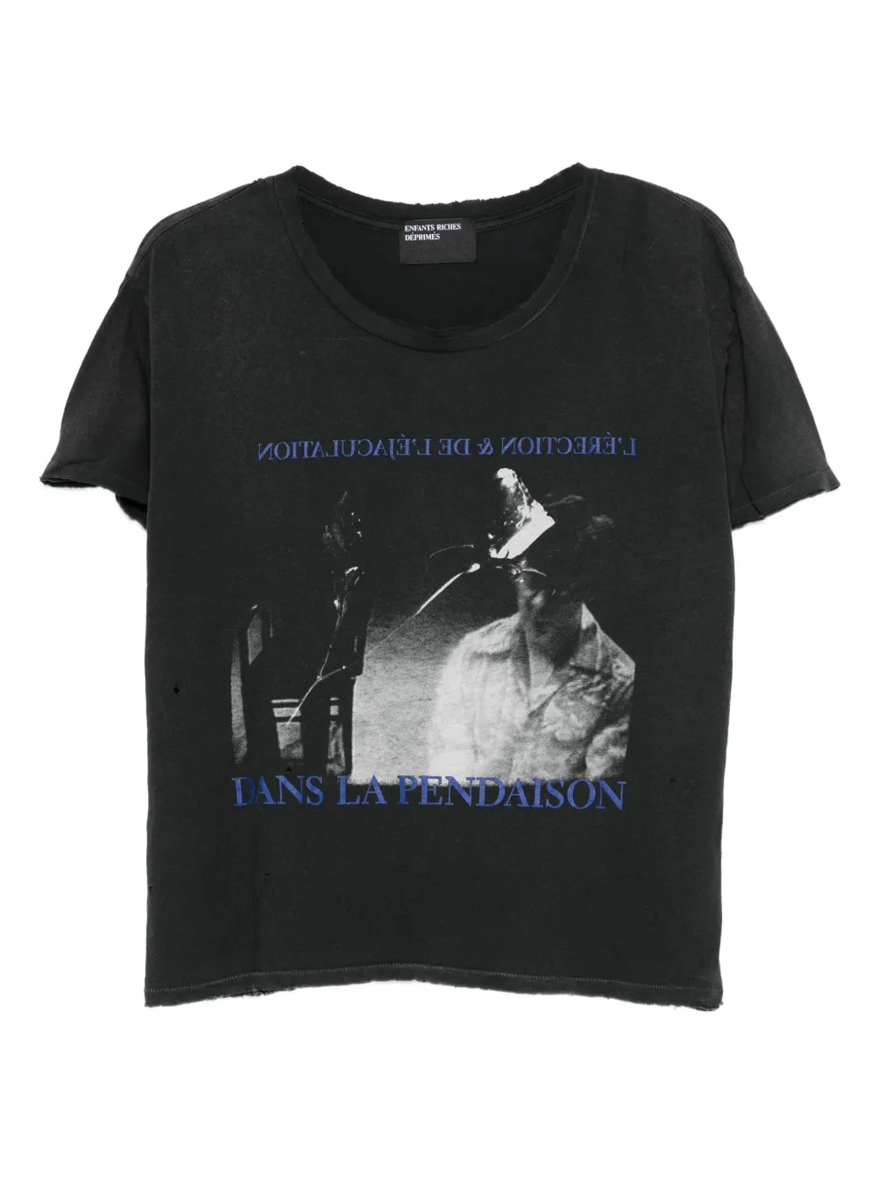 Enfants Riches Déprimés playera con efecto envejecido | negro | Image 1
