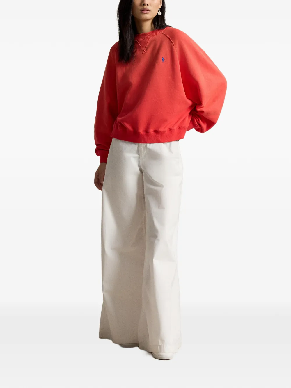  Polo Ralph Lauren Raglan-sleeve Sweatshirt - Red 