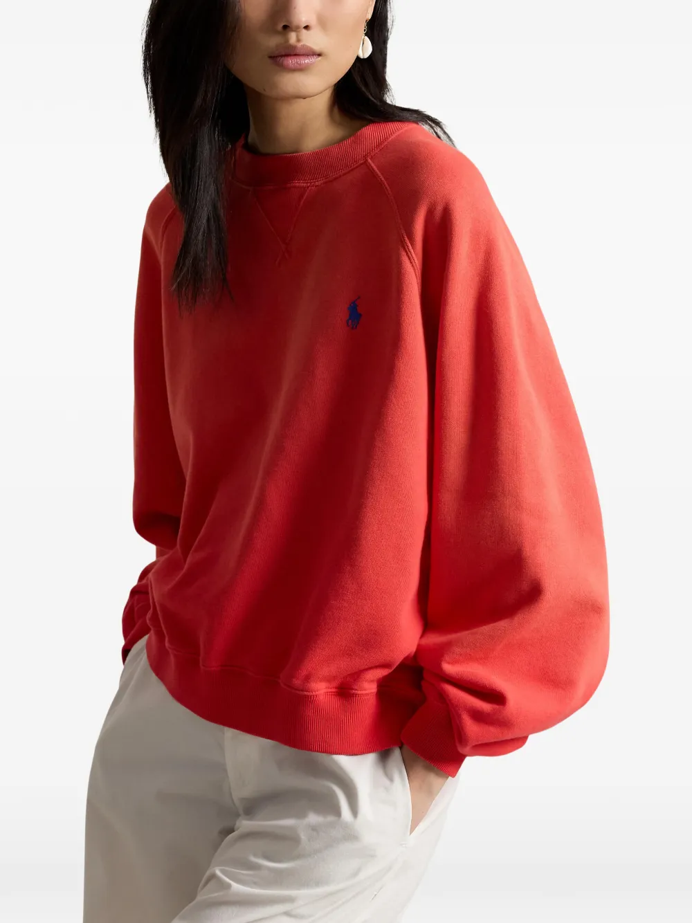  Polo Ralph Lauren Raglan-sleeve Sweatshirt - Red 