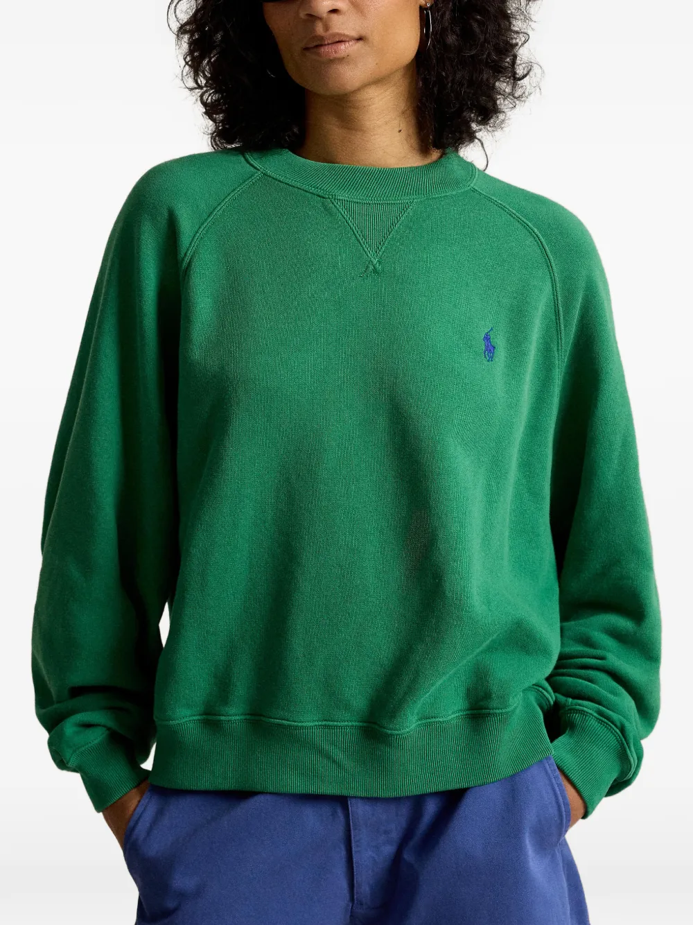 Polo Ralph Lauren Sweater met geborduurd logo Groen