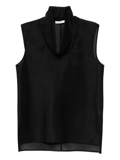 Helmut Lang bias-cut cowl-neck top