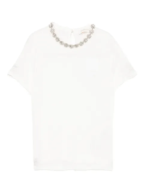 ZIMMERMANN crystal-embellished T-shirt