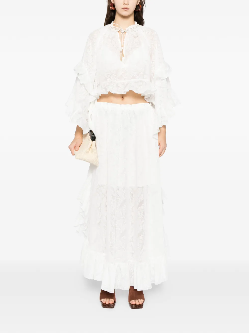 ZIMMERMANN Daylight blouse - Wit