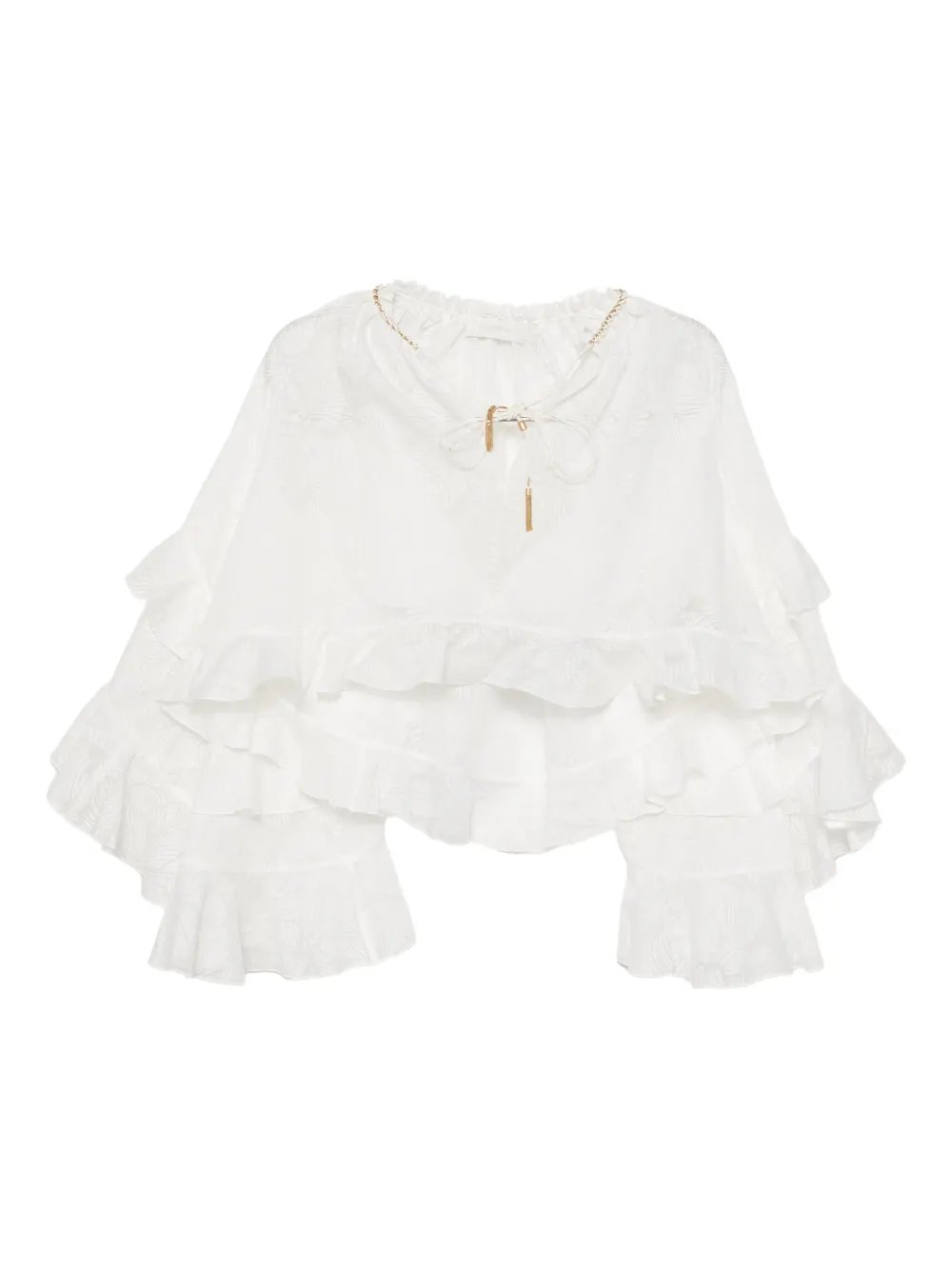 ZIMMERMANN Daylight blouse - Bianco