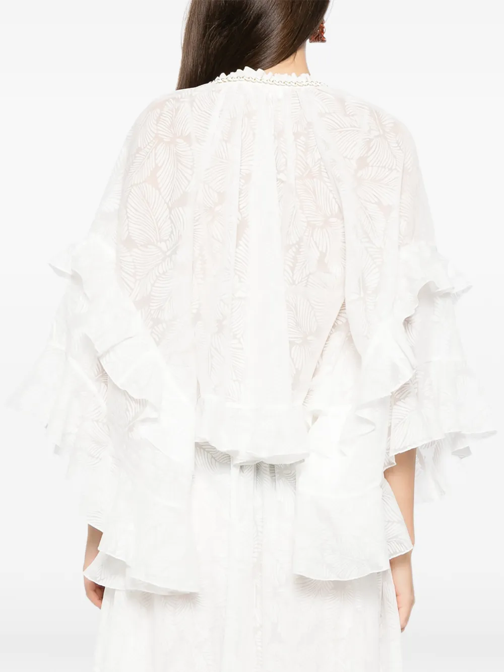 ZIMMERMANN Daylight blouse Wit