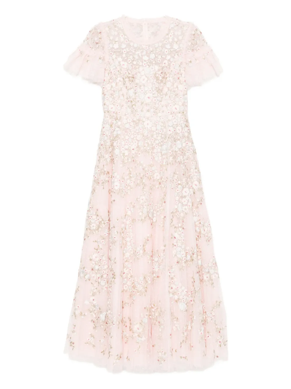 Needle & Thread Lunaria Gown In Pink