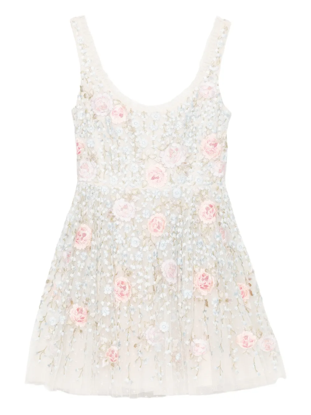 Needle & Thread Cressida mini dress | Neutrals | Image 1