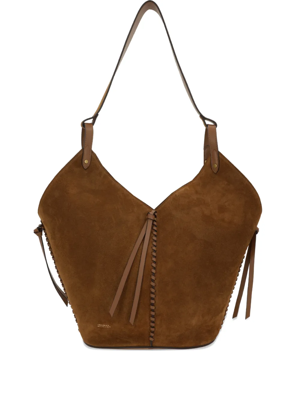 ISABEL MARANT Tampa suede tote bag - Marrone