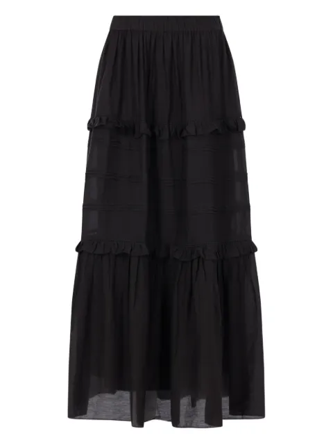 MARANT ÉTOILE ruffled tiered maxi skirt