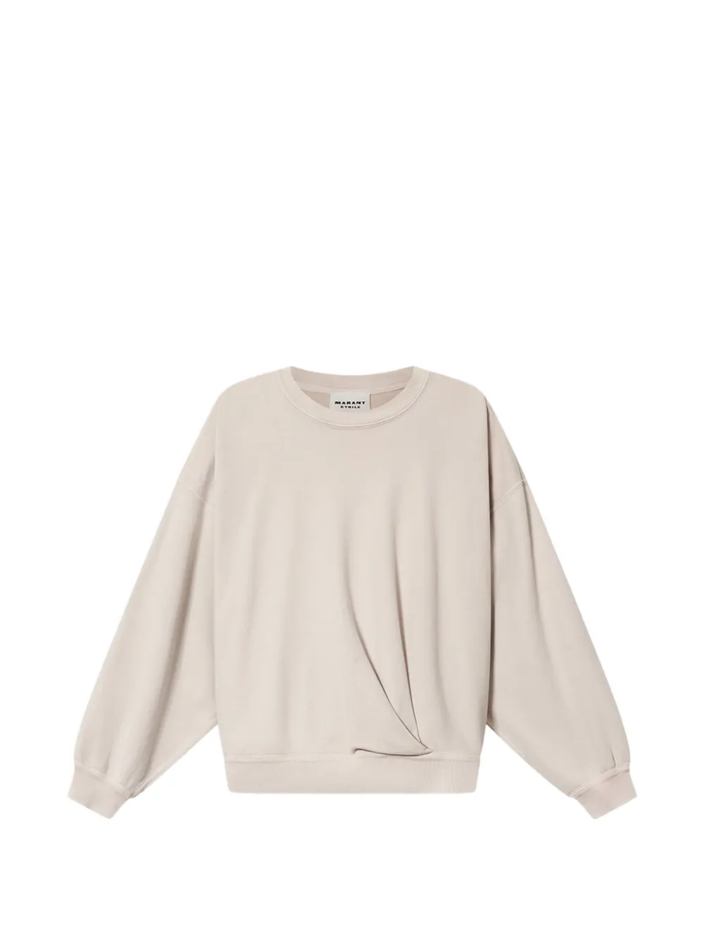 MARANT ÉTOILE Sauria draped sweatshirt - Toni neutri