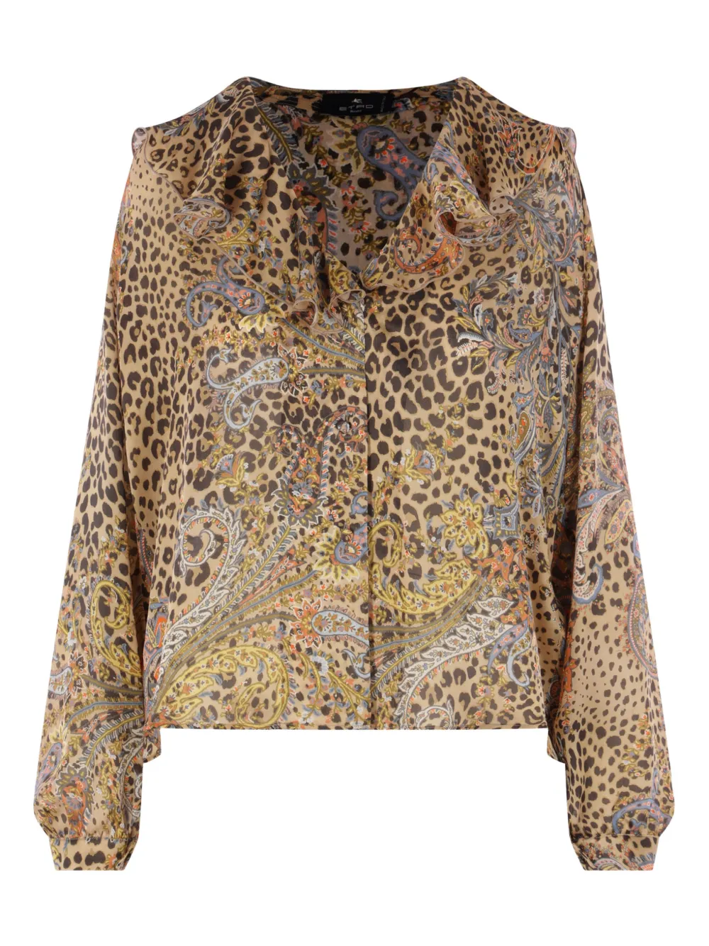 ETRO printed silk shirt - Nude