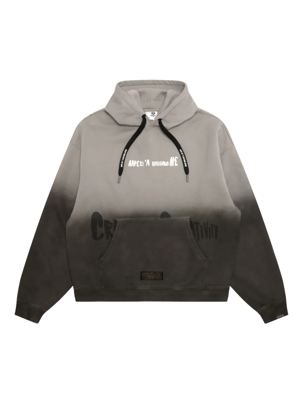 AAPE BY *A BATHING APE® logo-print hoodie | gris | Image 1