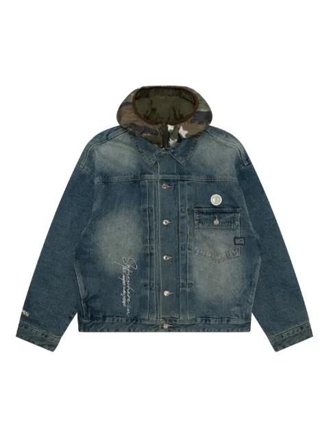 AAPE BY *A BATHING APE® embroidered-detail hooded jacket