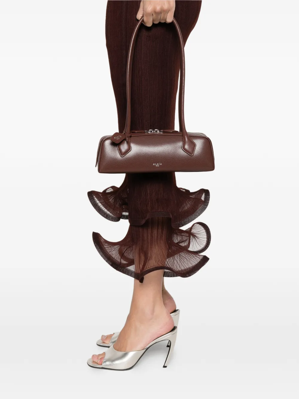 Alaïa axelväska i läder | Image 2