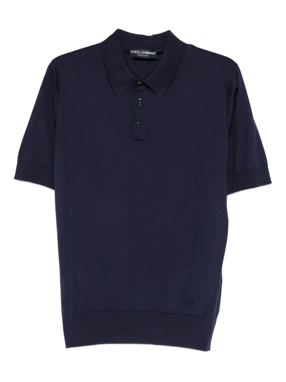 Dolce & Gabbana short-sleeves polo shirt - Blu