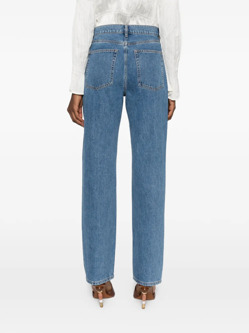 By Malene Birger Chicago jeans met vijf zakken Blauw