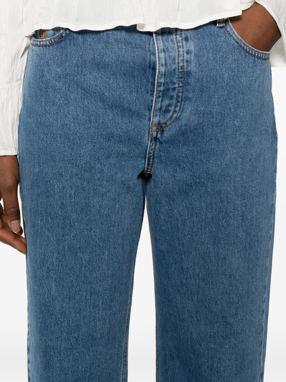 By Malene Birger Chicago jeans met vijf zakken Blauw