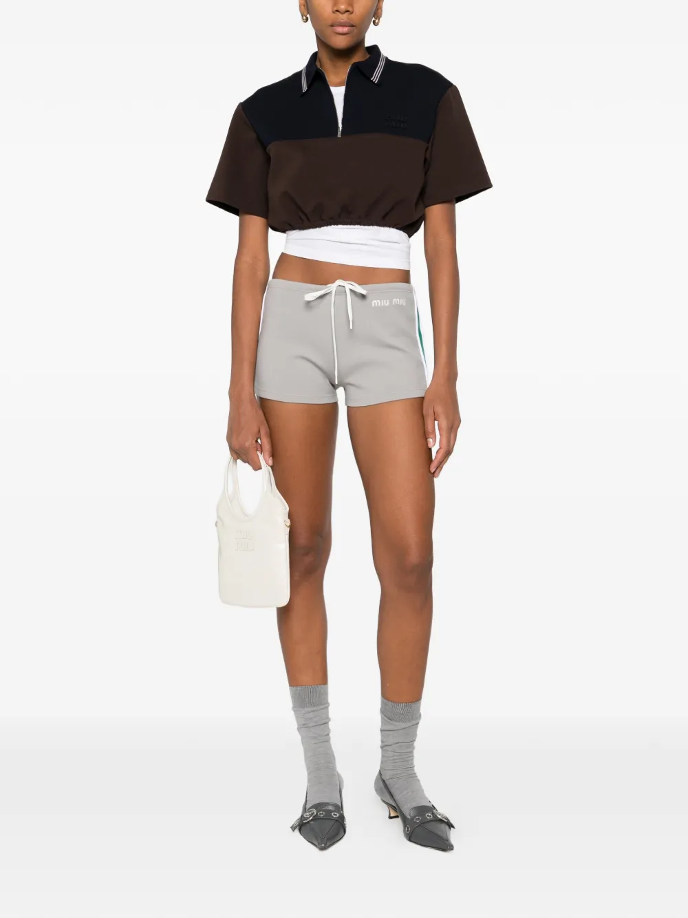 Miu Miu trim detail shorts | Short Shorts | Image 2