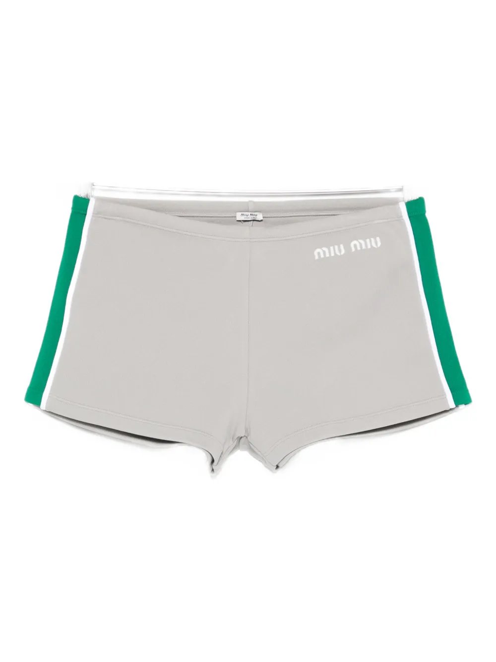 Miu Miu trim detail shorts | Grey | Image 1