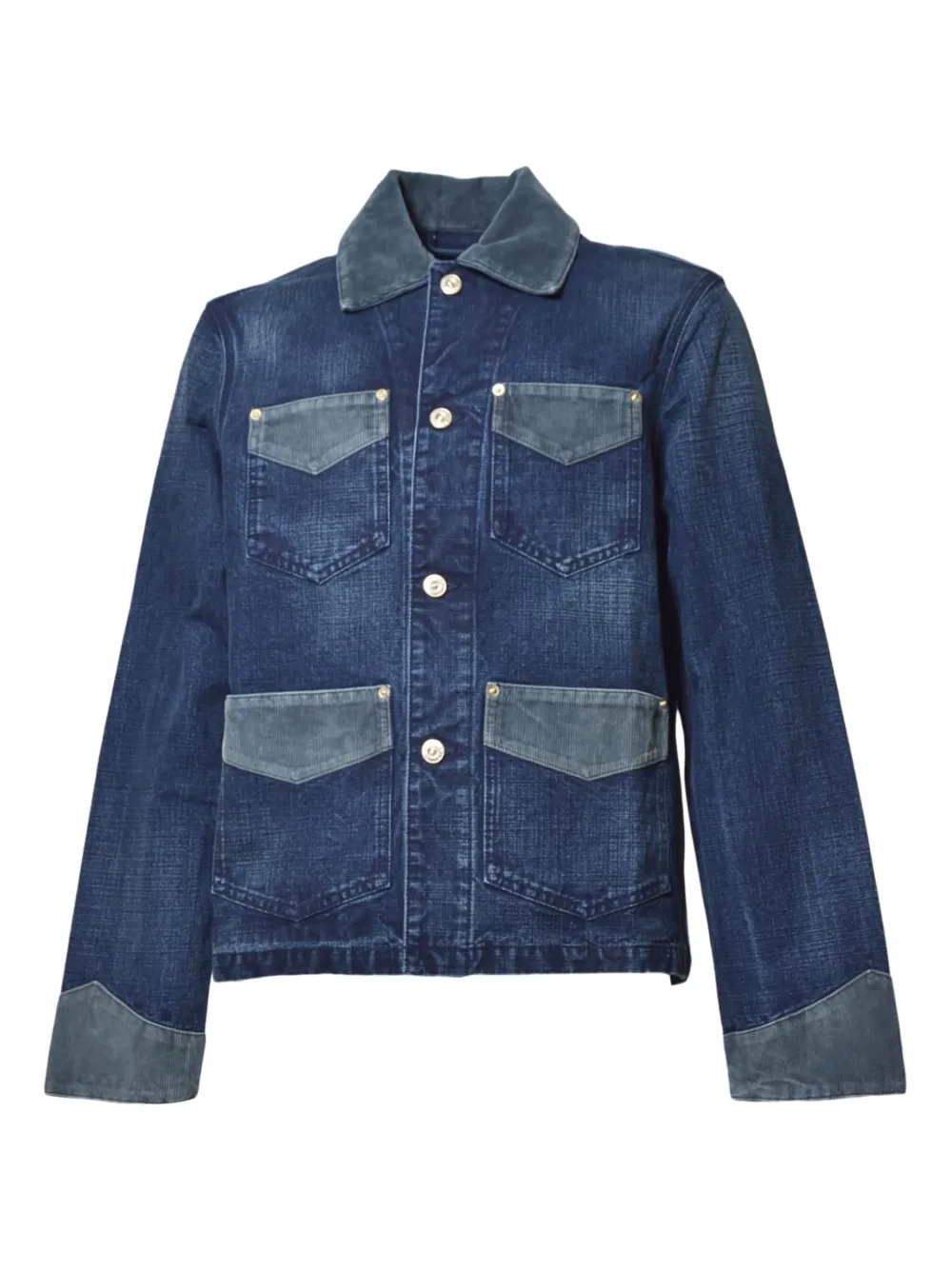 Wales Bonner Sierra buttoned jacket - Blu