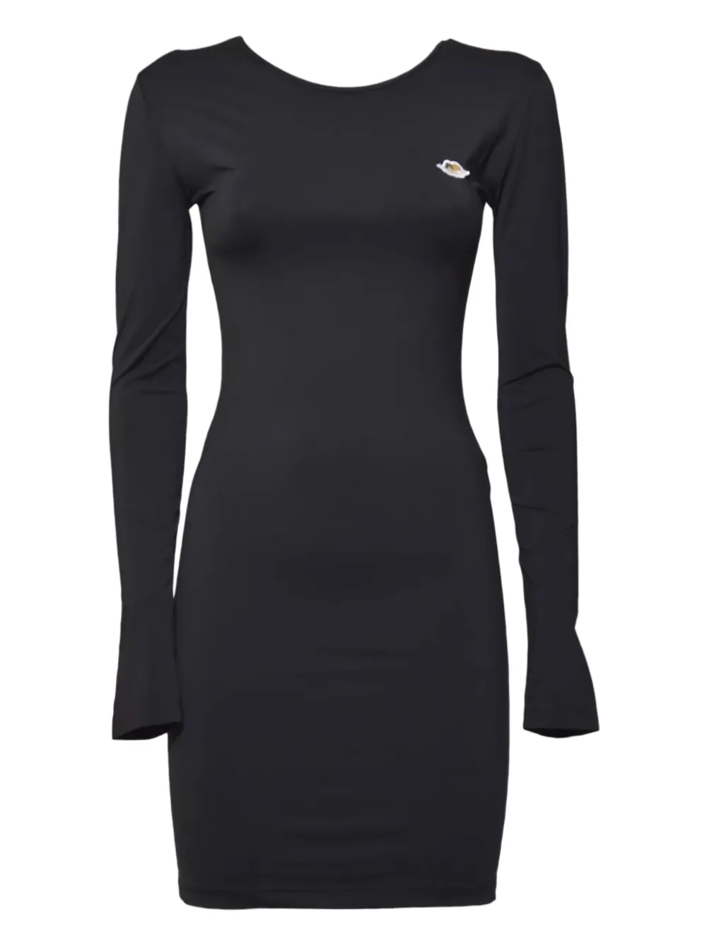 Fiorucci Angels-patch mini dress - Nero