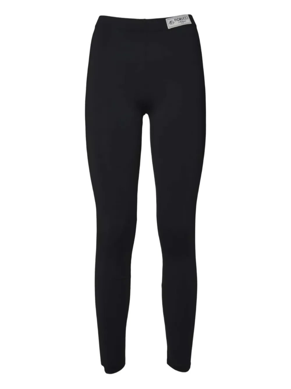 Fiorucci Logo-patch Leggings In Black