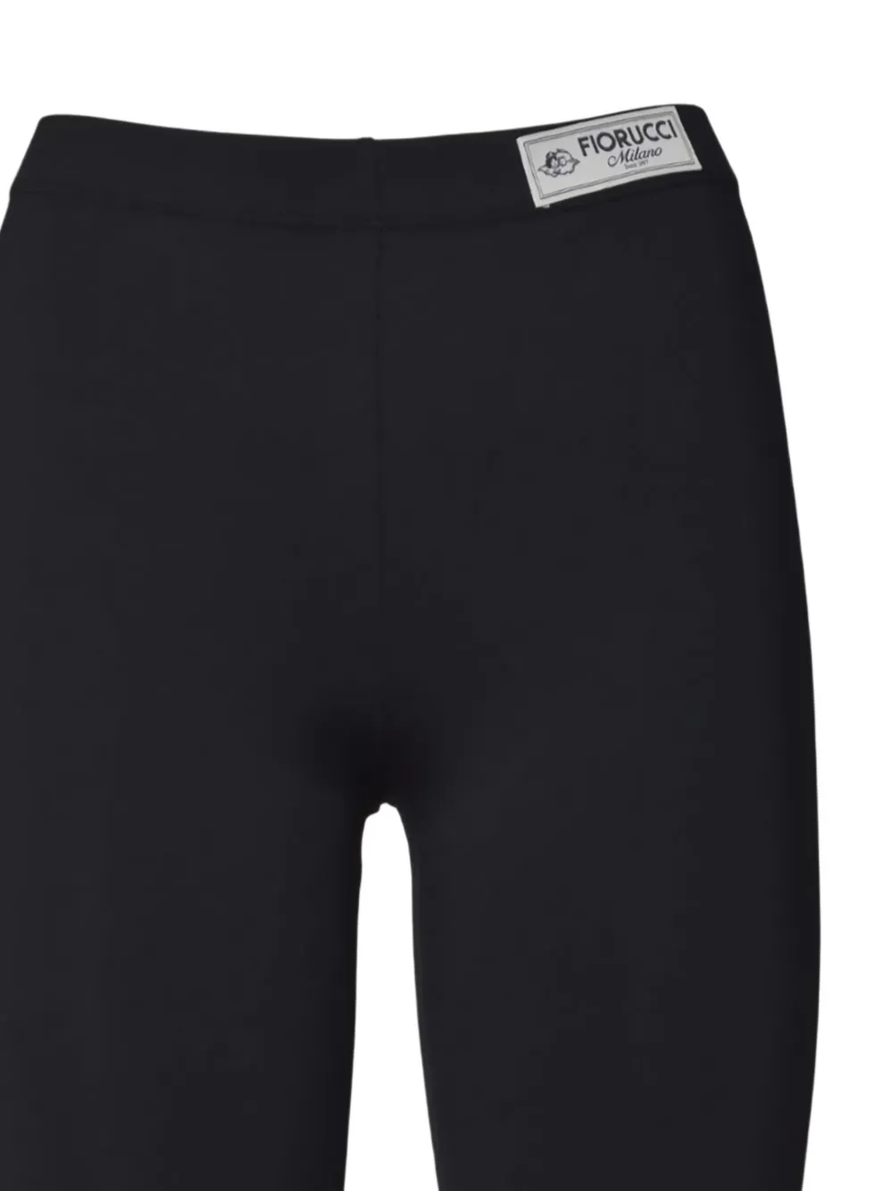 Fiorucci Logo-patch Leggings In Black