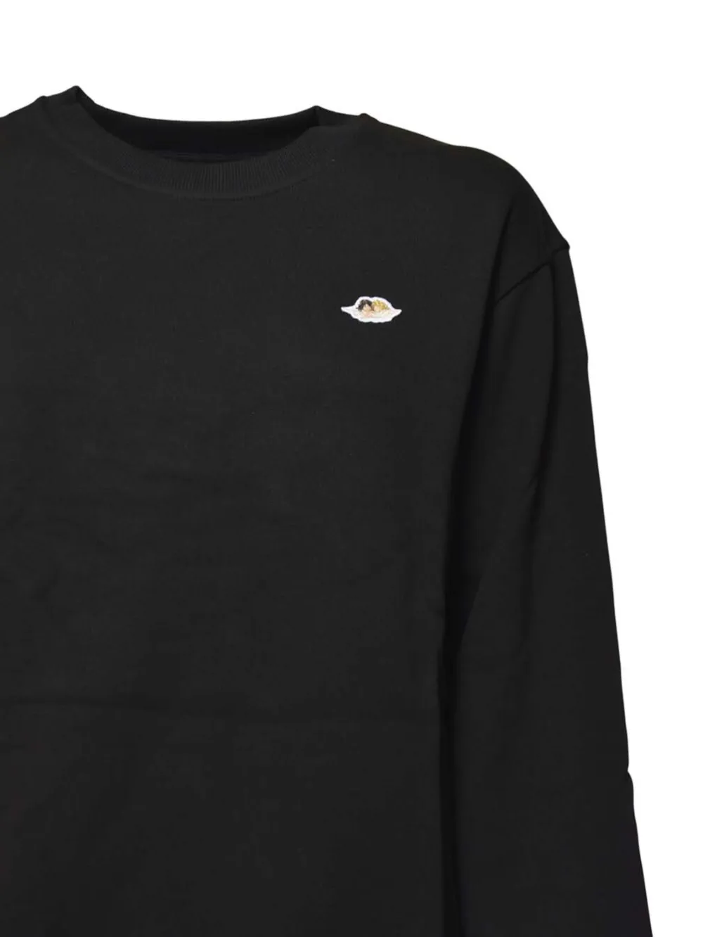 Fiorucci Angels-patch Sweatshirt In Black