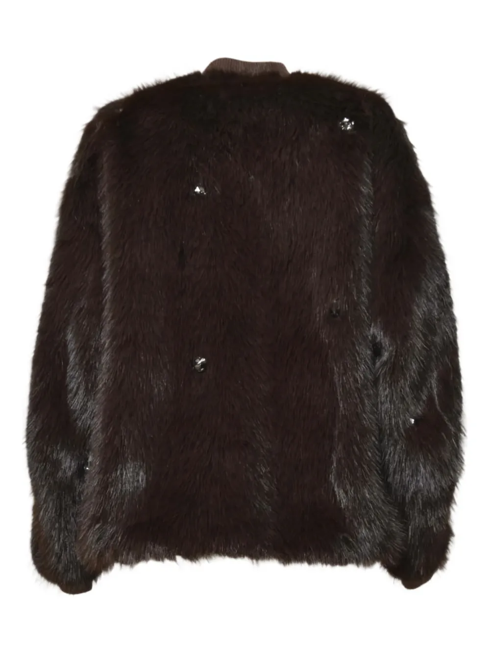 Sword 6.6.44 Strass Coat In Brown