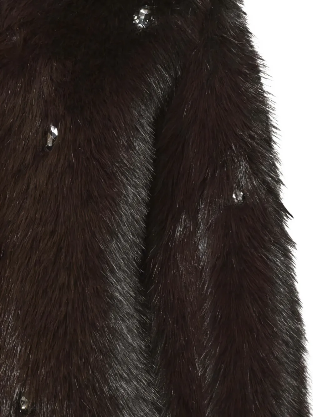 Sword 6.6.44 Strass Coat In Brown