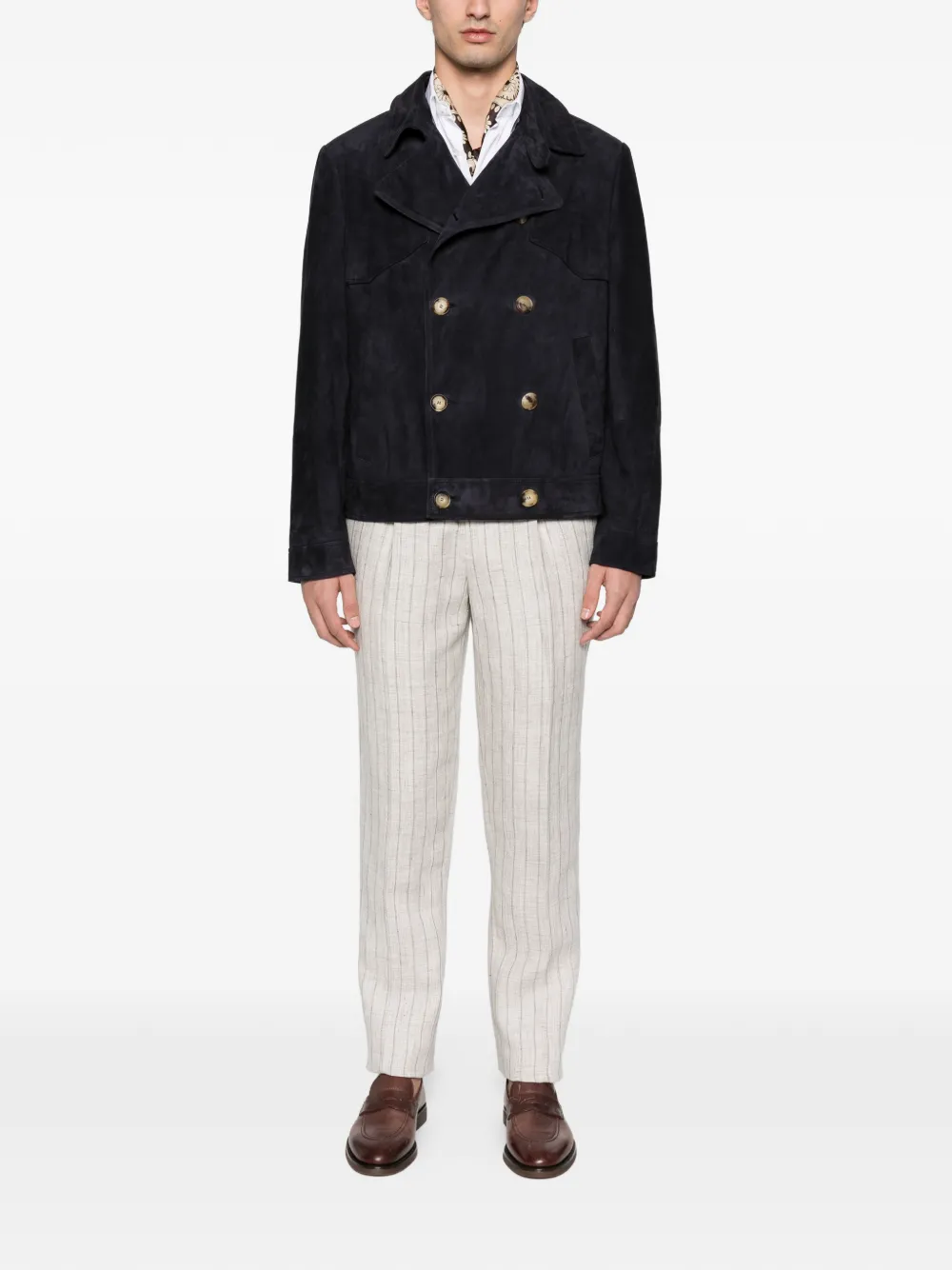 Brunello Cucinelli double-breasted jacket | Peacoats | Image 2